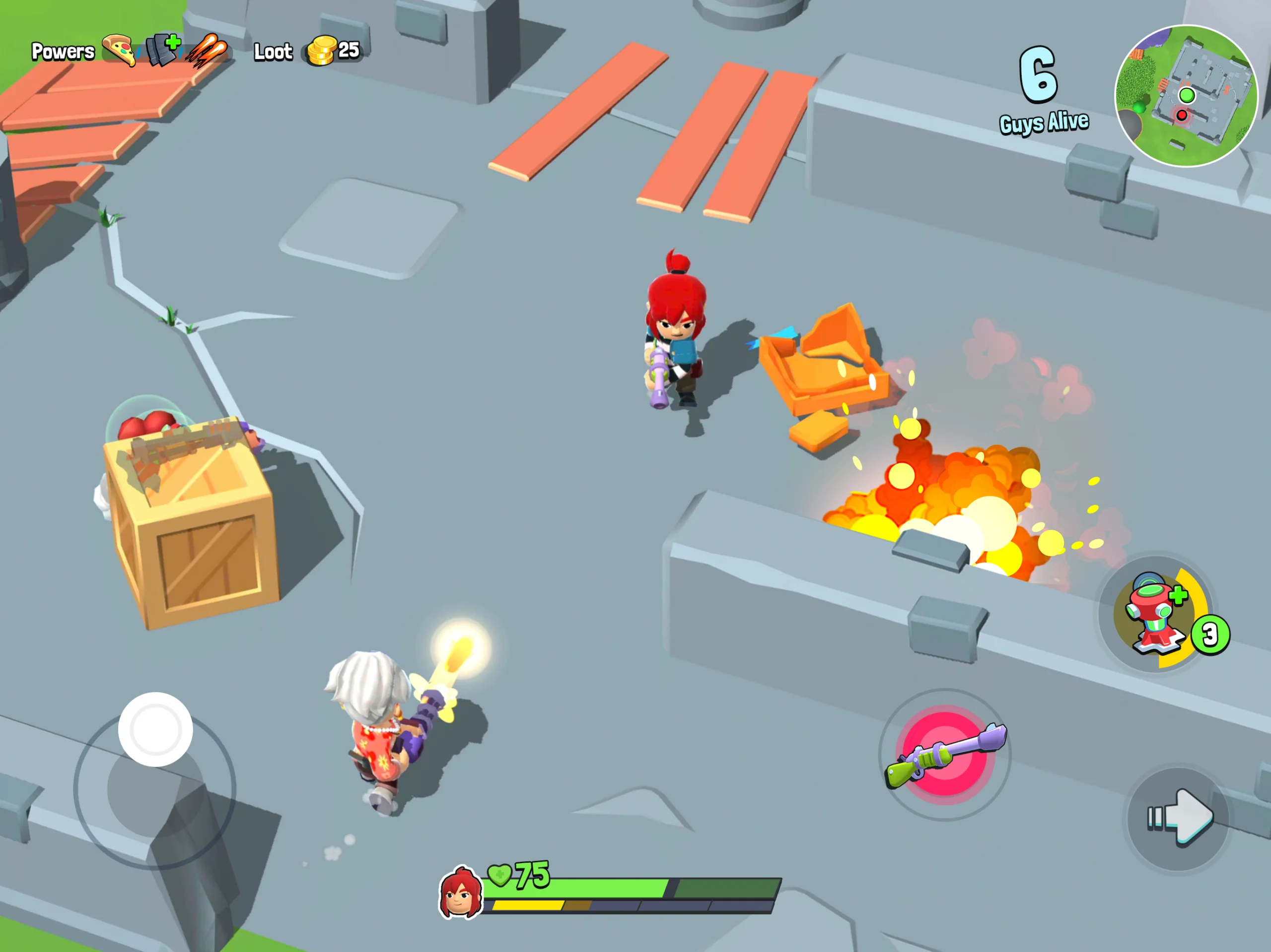Battle Guys : Royale gameplay screenshot 2