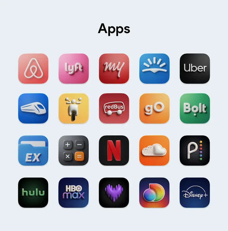 OneUi Puff 3D Icon Pack screenshot 6