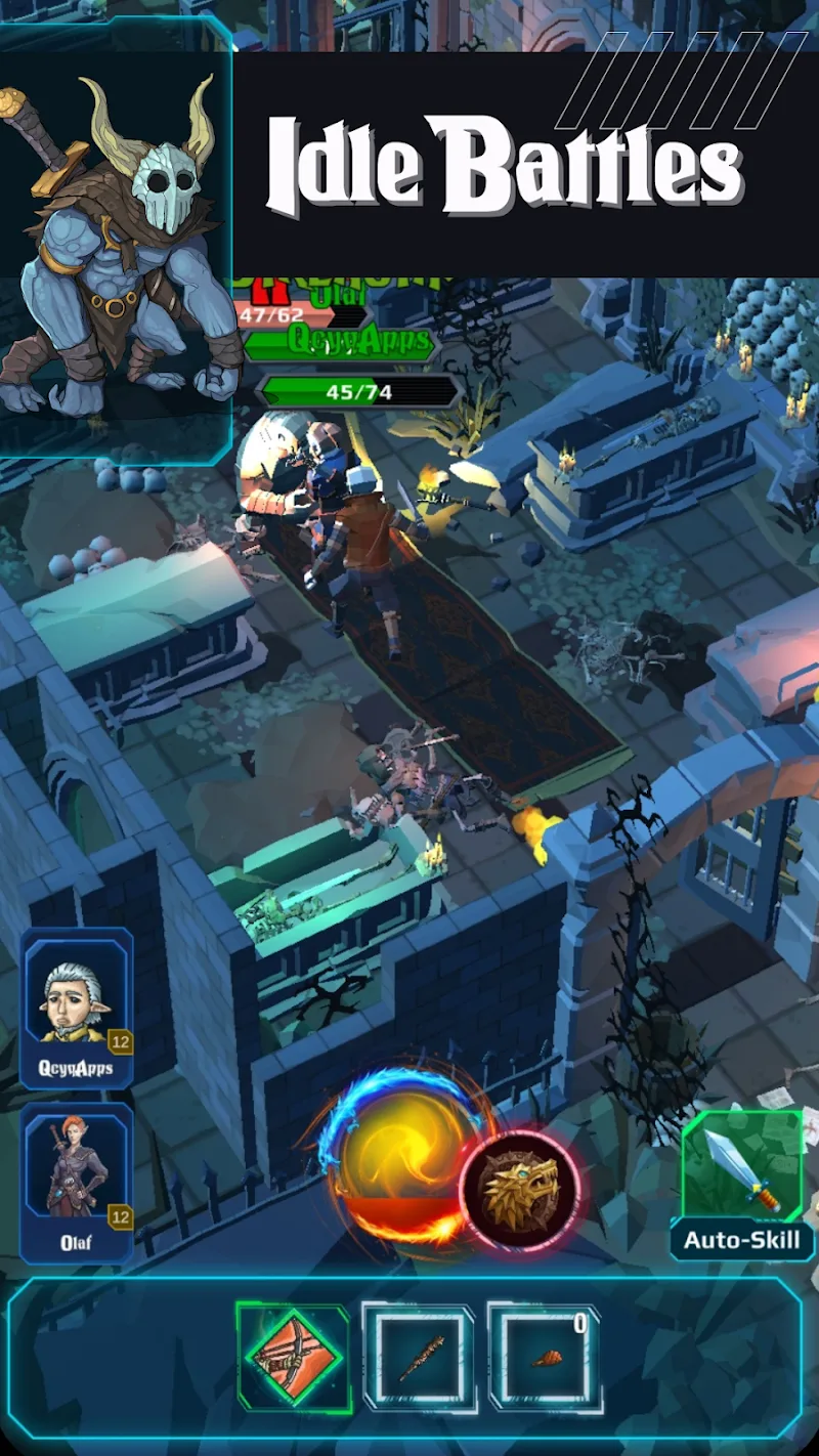 Strangers: Idle RPG Online screenshot 3