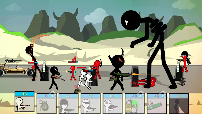Stickman Trenches: World War 2 screenshot 6