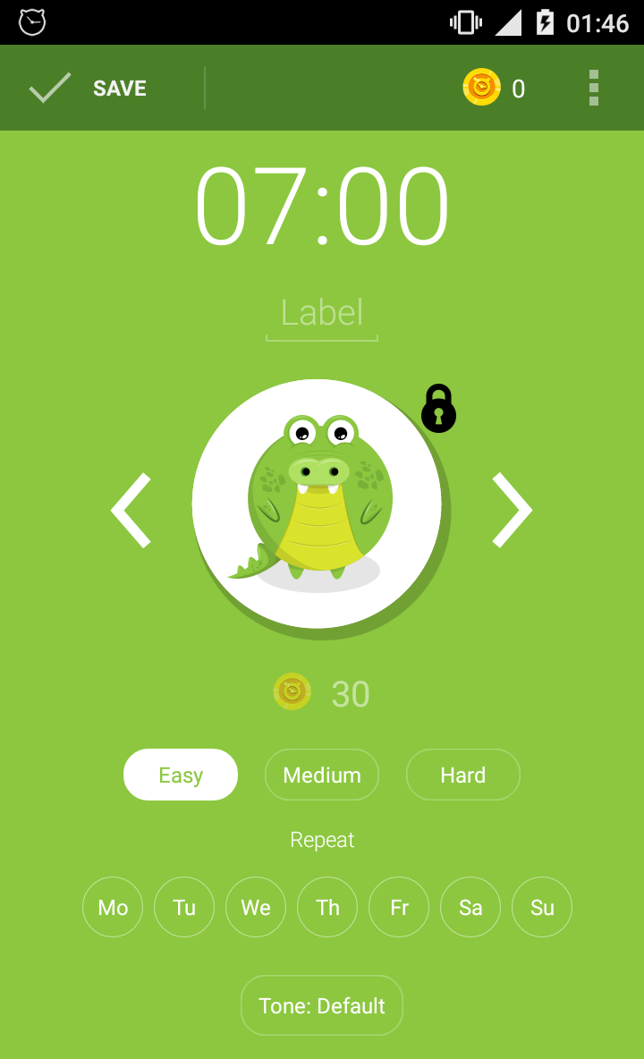 Alarm clock screenshot 3