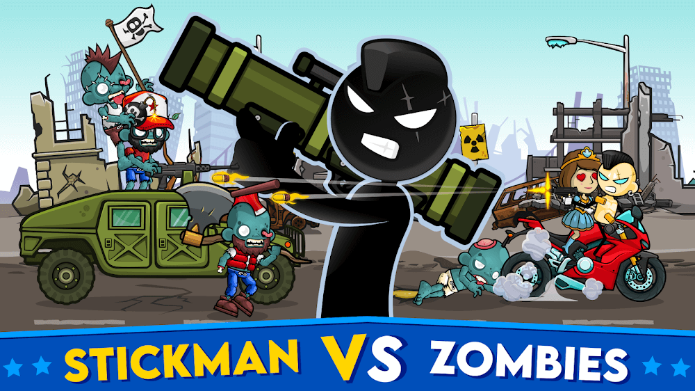 Stickman and Gun: Zombie War screenshot 2