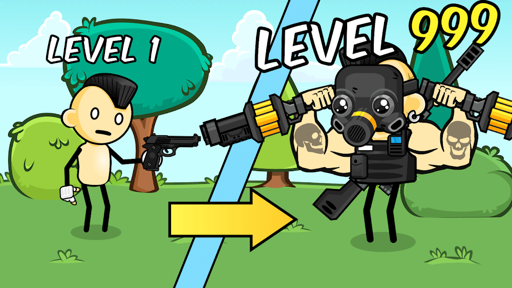 Stickman and Gun: Zombie War screenshot 3