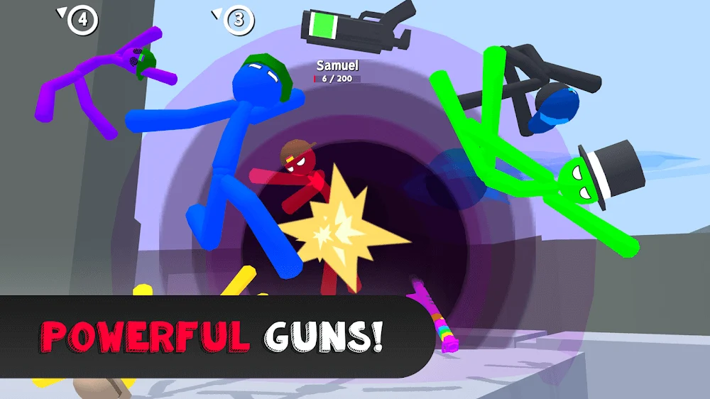 Stickgrounds.io: Stumble Wars Screenshot 4