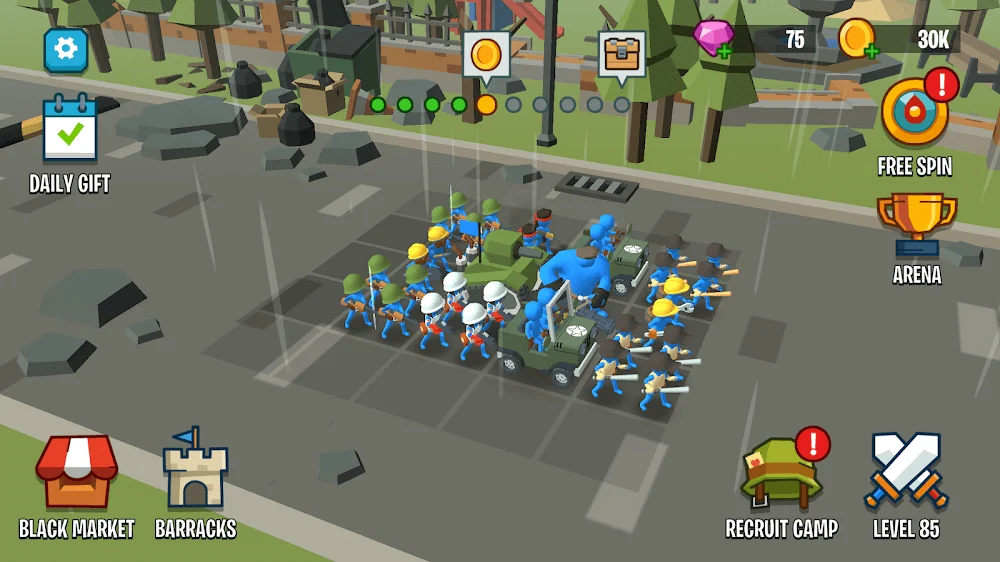 Stick Army: World War Strategy screenshot 5