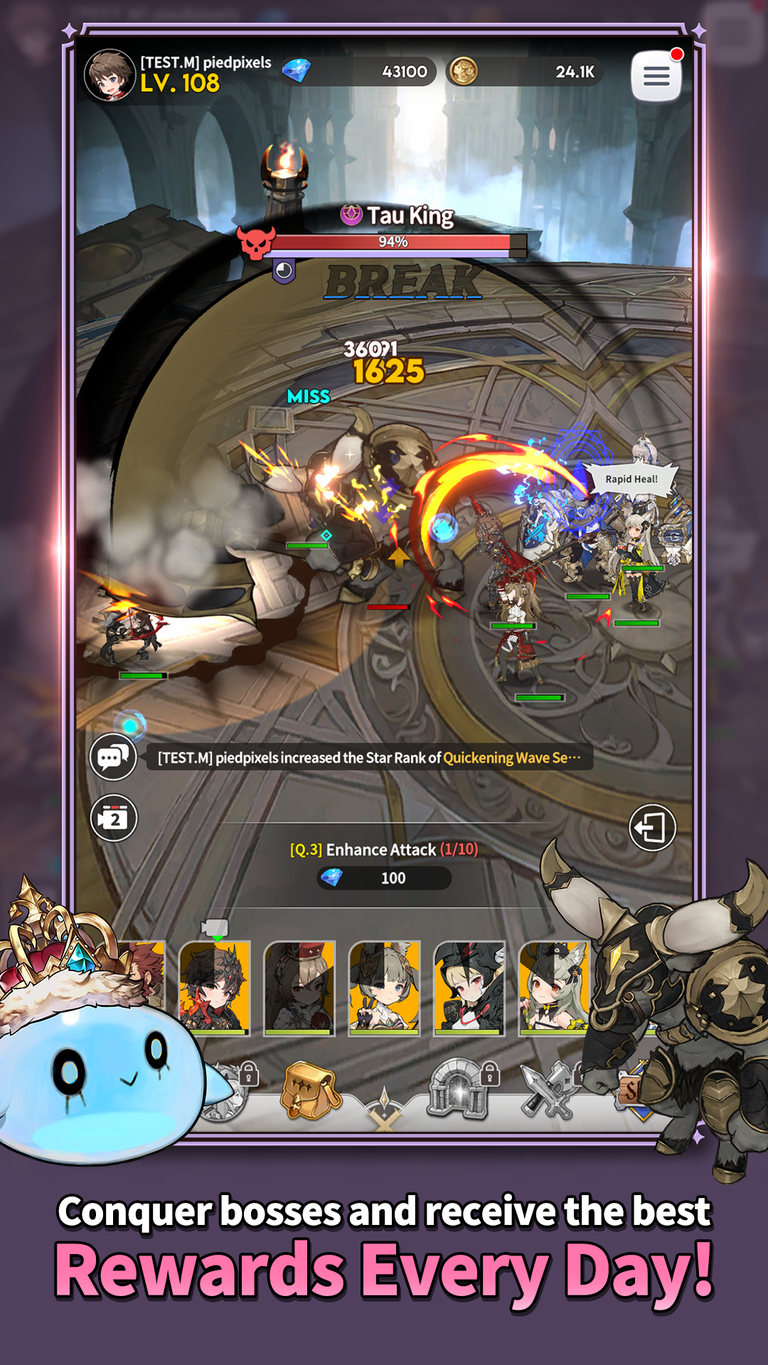 Gran Saga Idle:KNIGHTSxKNIGHTS screenshot 3