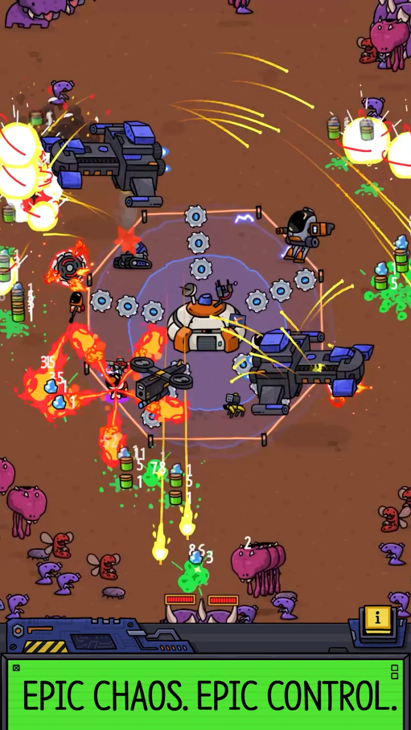 SpaceXYZ: Idle Tower Defense screenshot 5