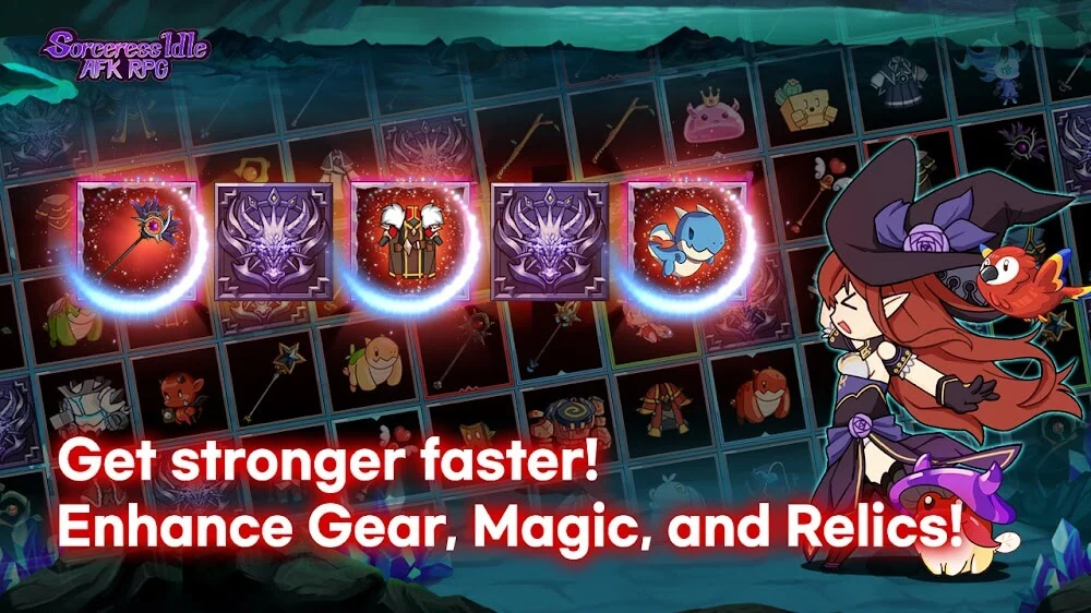 Sorceress Idle: AFK RPG screenshot 2