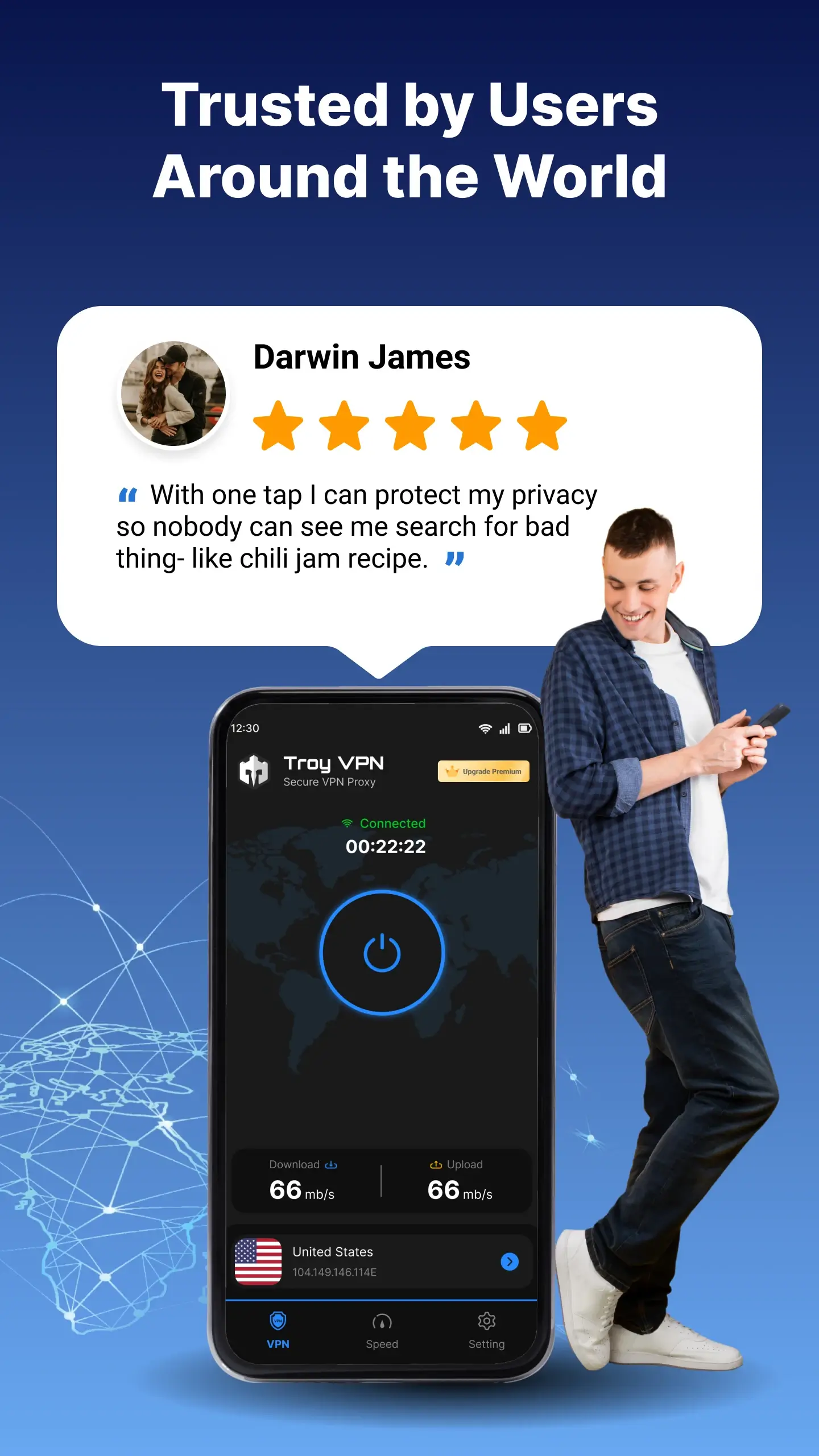 Troy VPN: Secure VPN & Fast screenshot 4