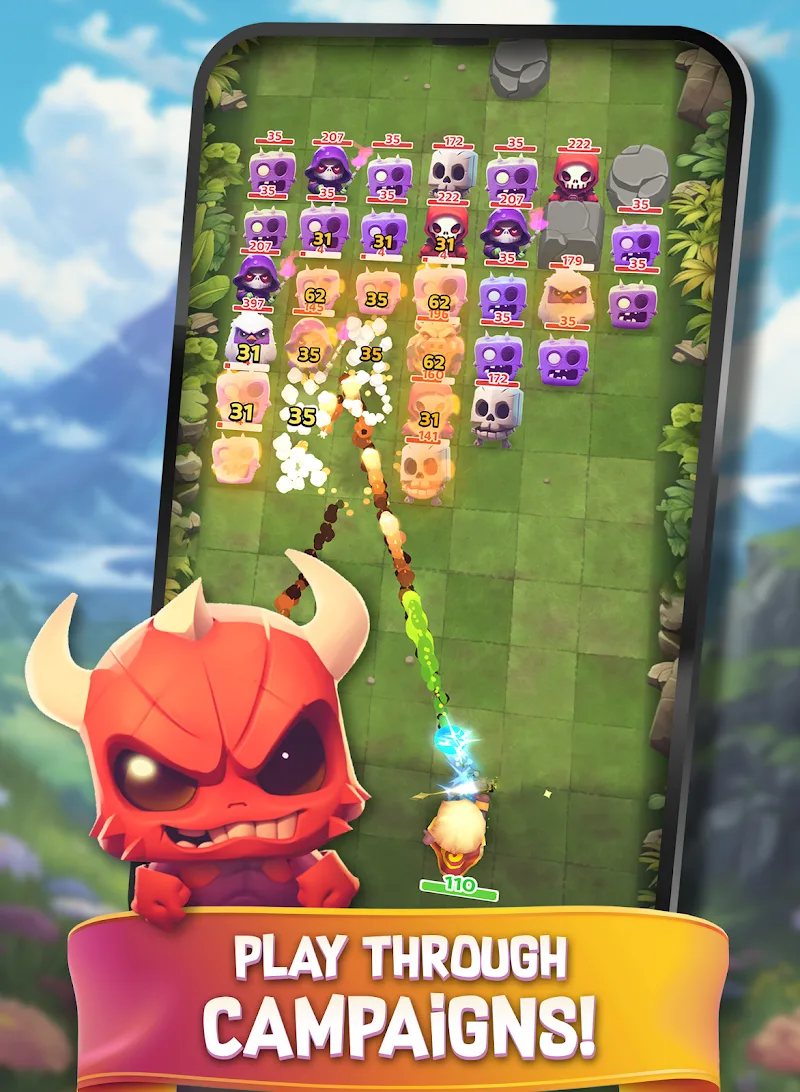 Spell Masters: Brick Breaker gameplay screenshot 6