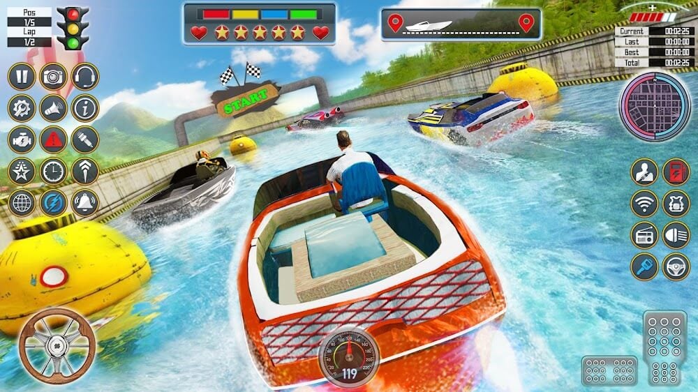 Speed Boat Racing gameplay image 2