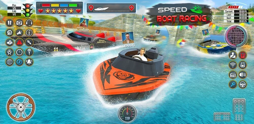 Speed Boat Racing gameplay image 1