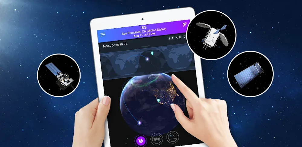 Satellite Tracker by Star Walk screenshot 1