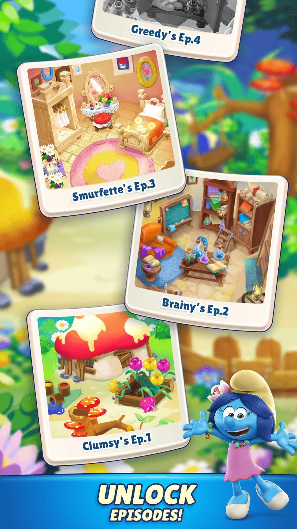 Smurfs Magic Match gameplay preview 3