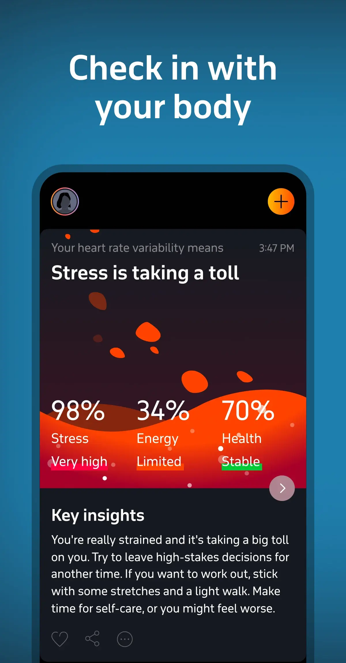 Welltory: Heart Rate Monitor screenshot 3