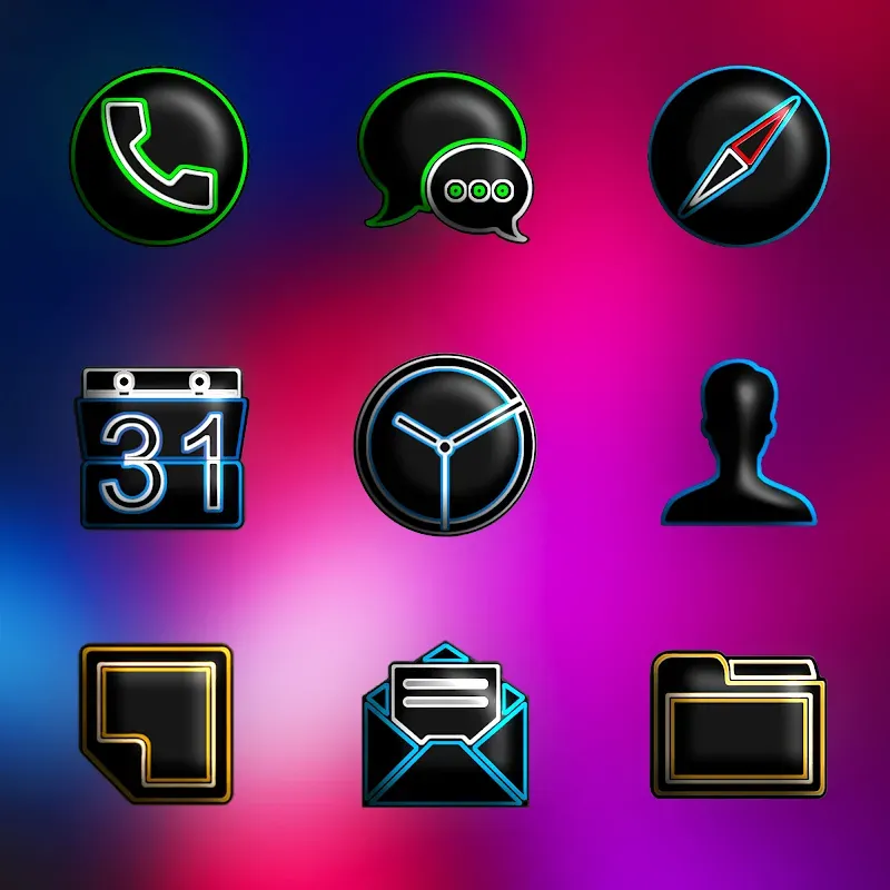 Flixy 3D - Icon Pack preview image 3