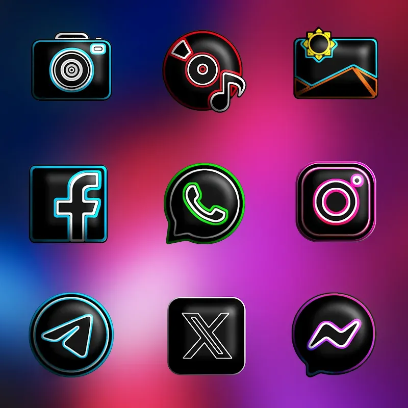 Flixy 3D - Icon Pack preview image 4