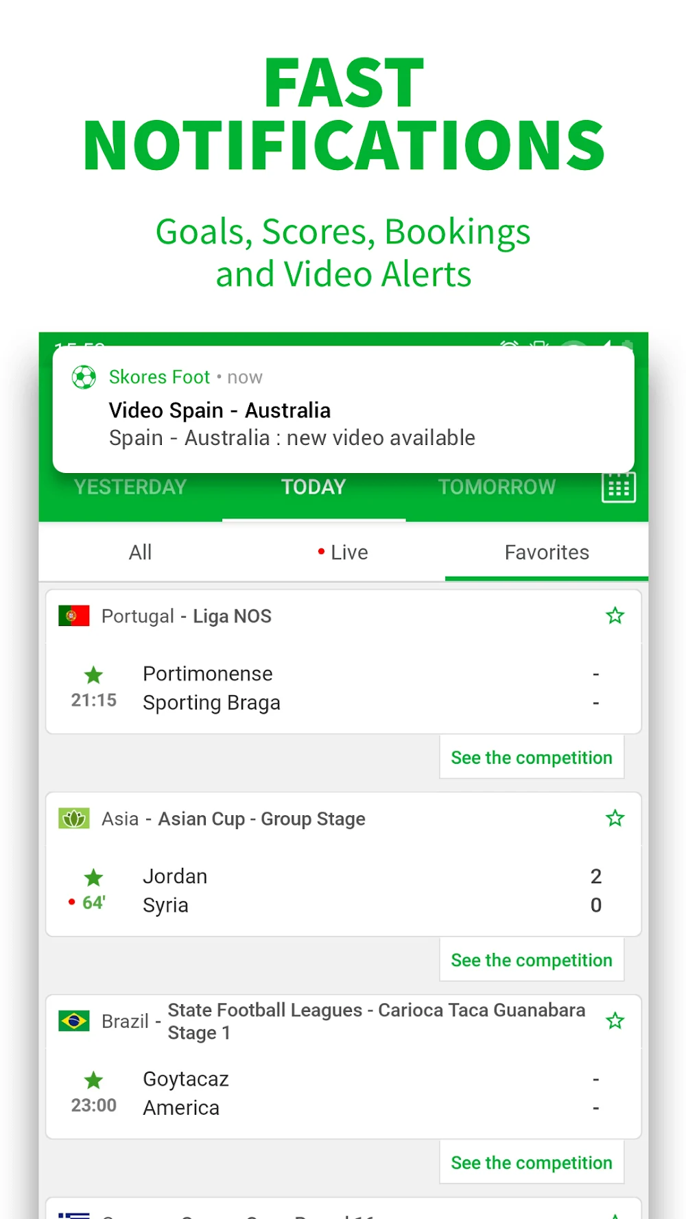 Skores Football screenshot 4