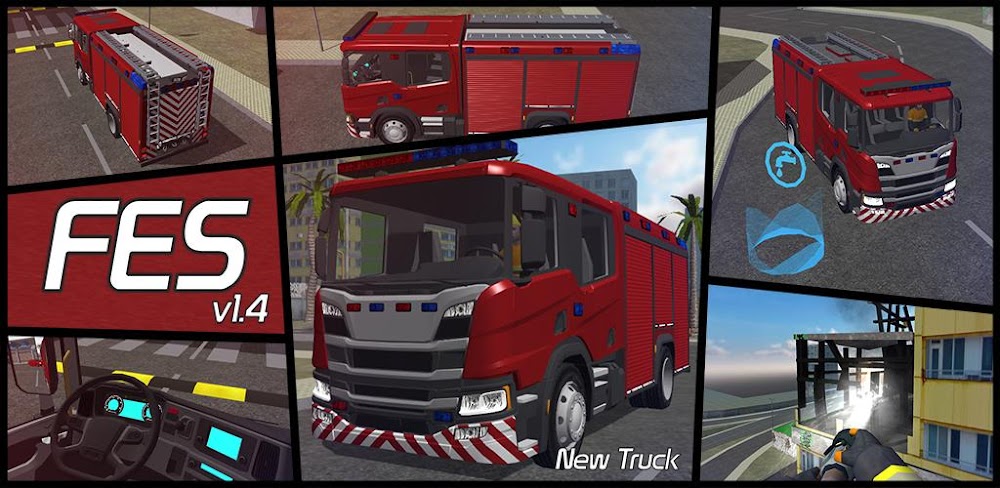 Fire Engine Simulator screenshot 1