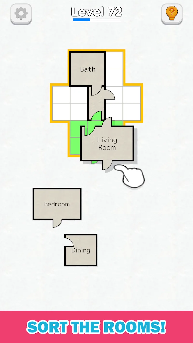 Room Sort - Floor Plan Game screenshot 2