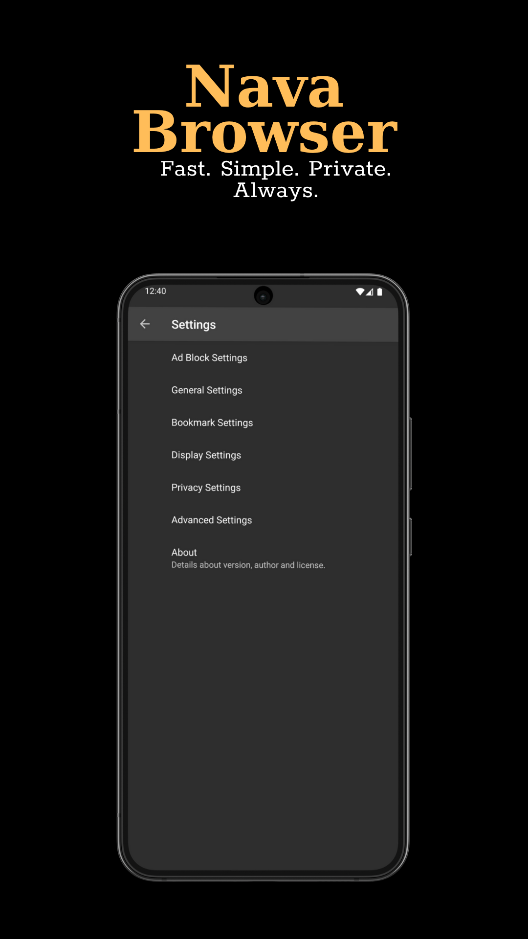 Nava Browser - Fast & Light screenshot 3