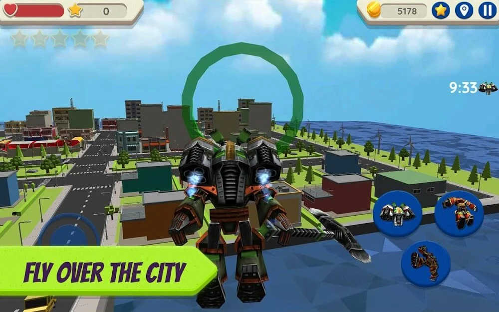 Robot Hero: City Simulator 3D screenshot 5