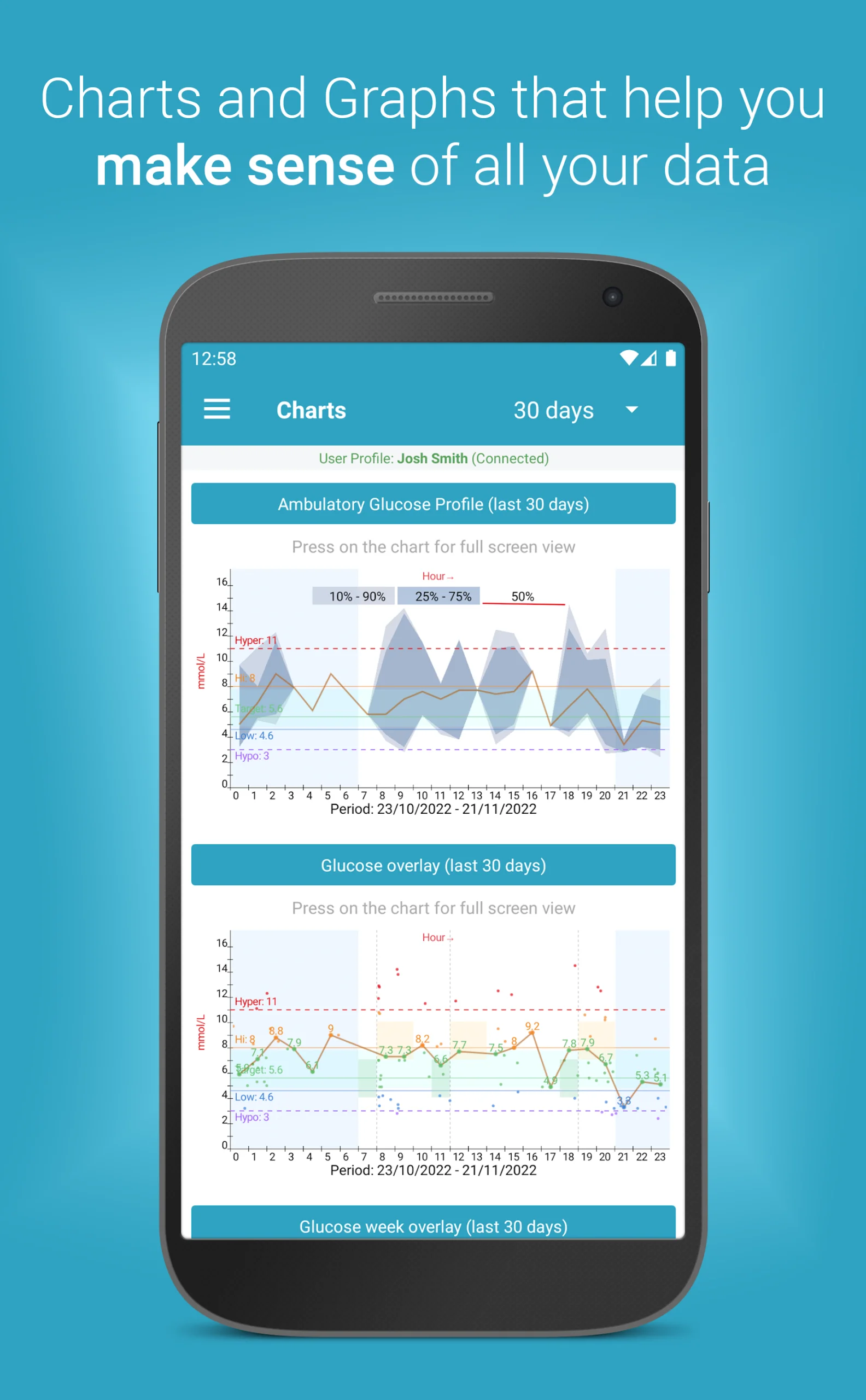 Diabetes:M - Blood Sugar Diary screenshot 4
