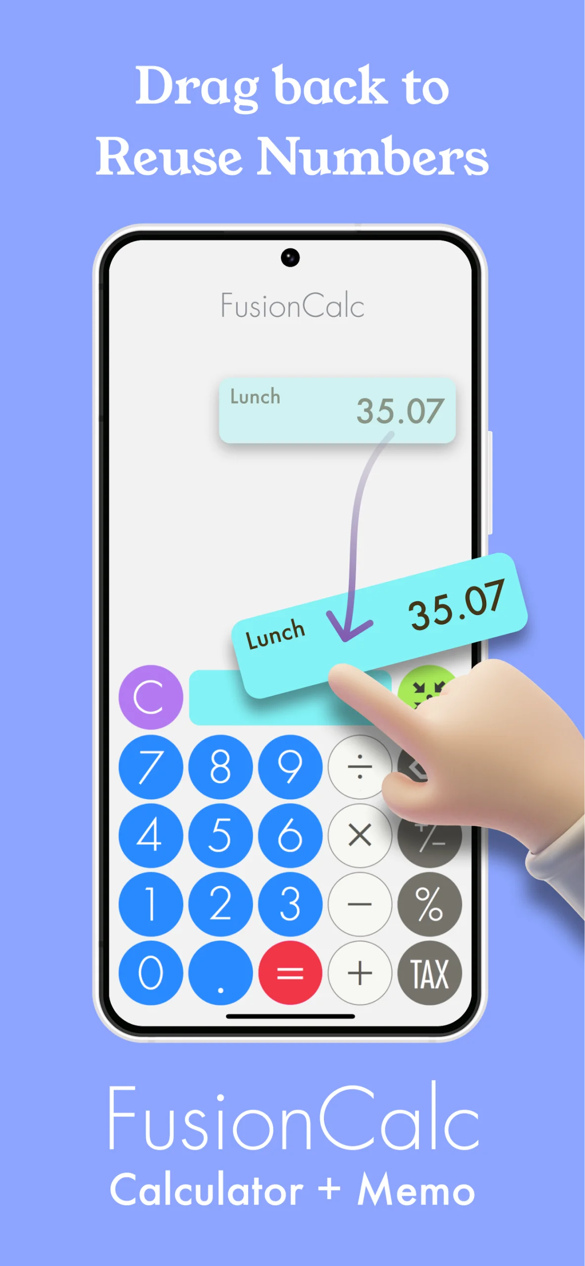 Memo Calculator - FusionCalc screenshot 2