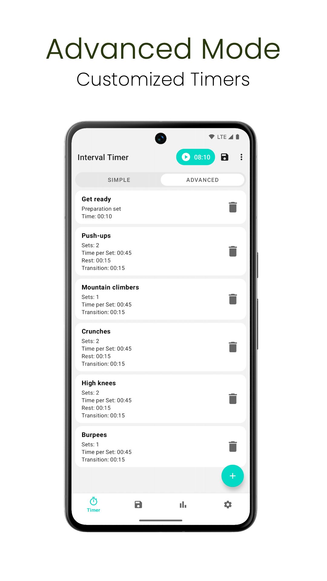 Interval Timer: Workout, HIIT screenshot 2