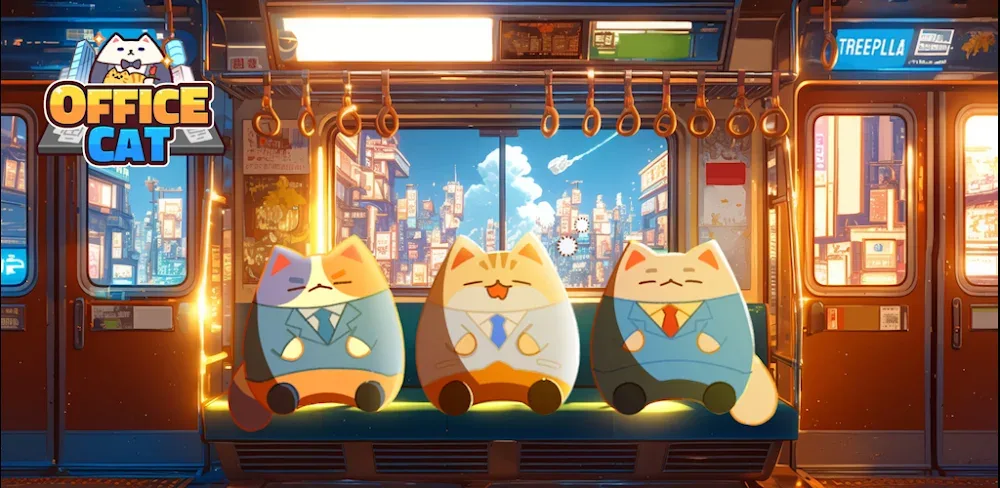 Office Cat: Idle Tycoon Games gameplay screenshot 1