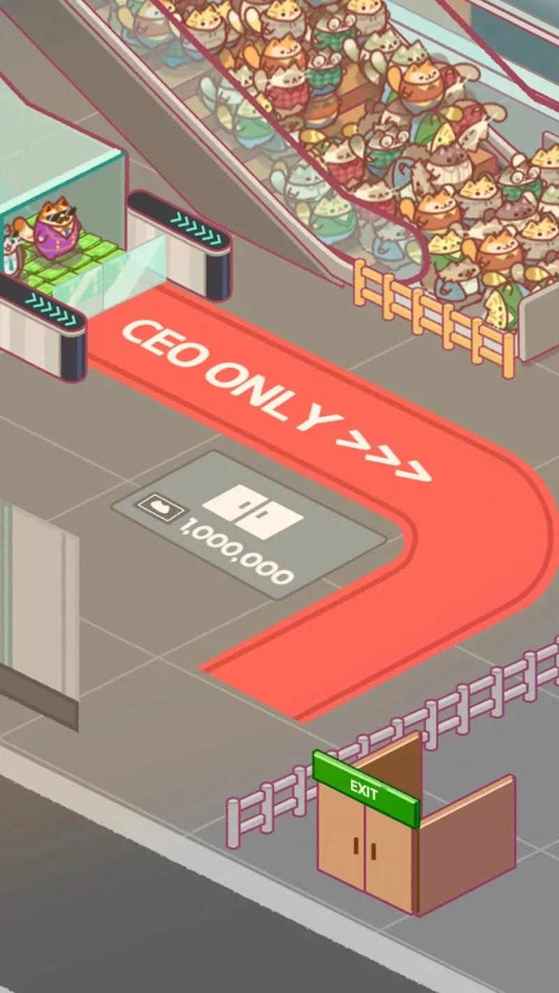 Office Cat: Idle Tycoon Games gameplay screenshot 3