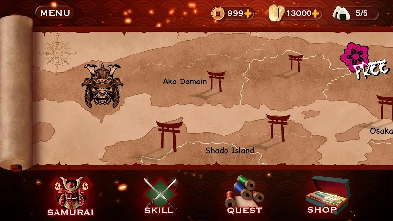 Samurai Warrior: Action Fight gameplay screenshot 5