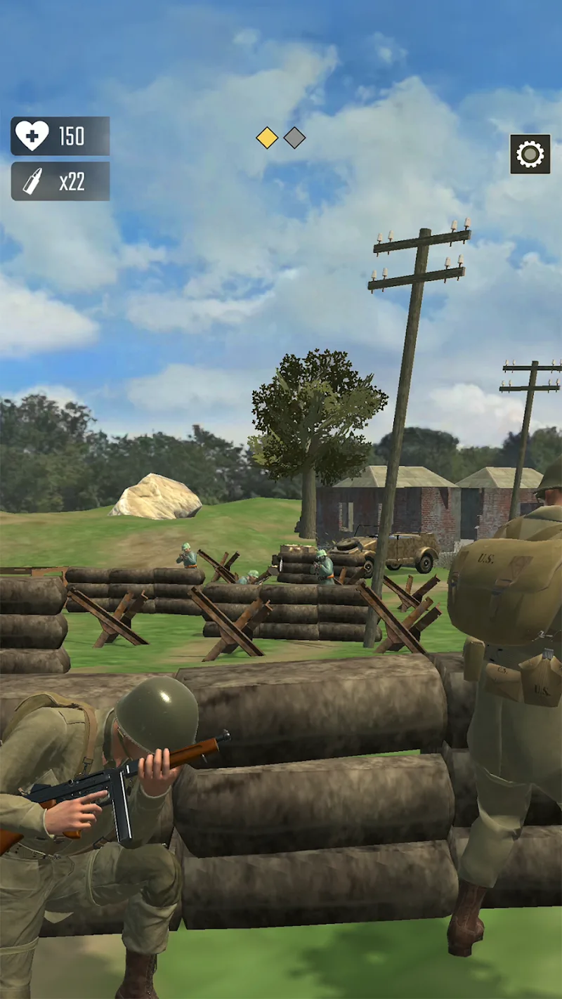 Frontline Heroes gameplay screenshot 2