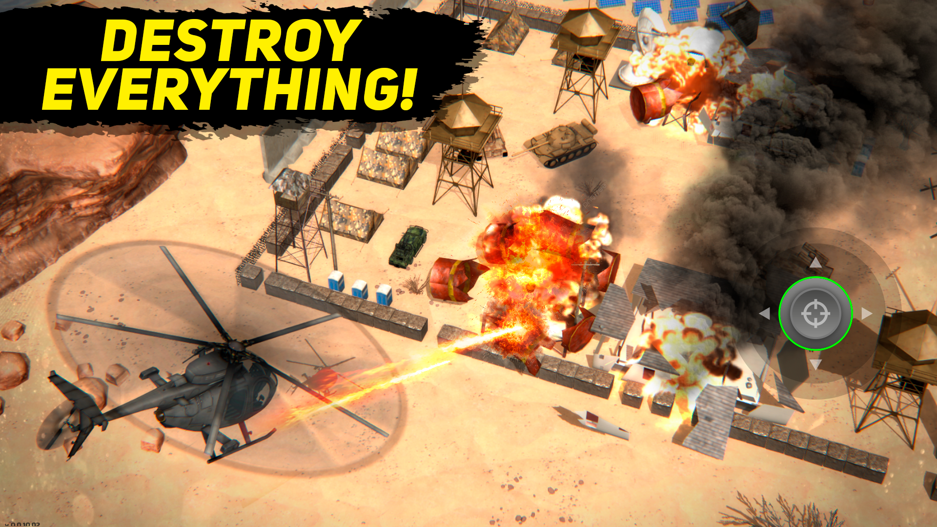Desert Helicopter Strike 3D screenshot 2