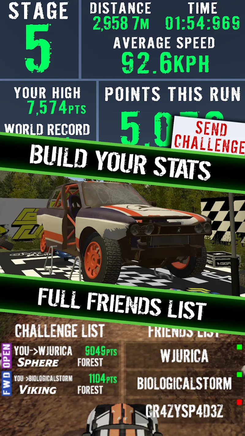 Rally Runner - Endless Racing screenshot 4