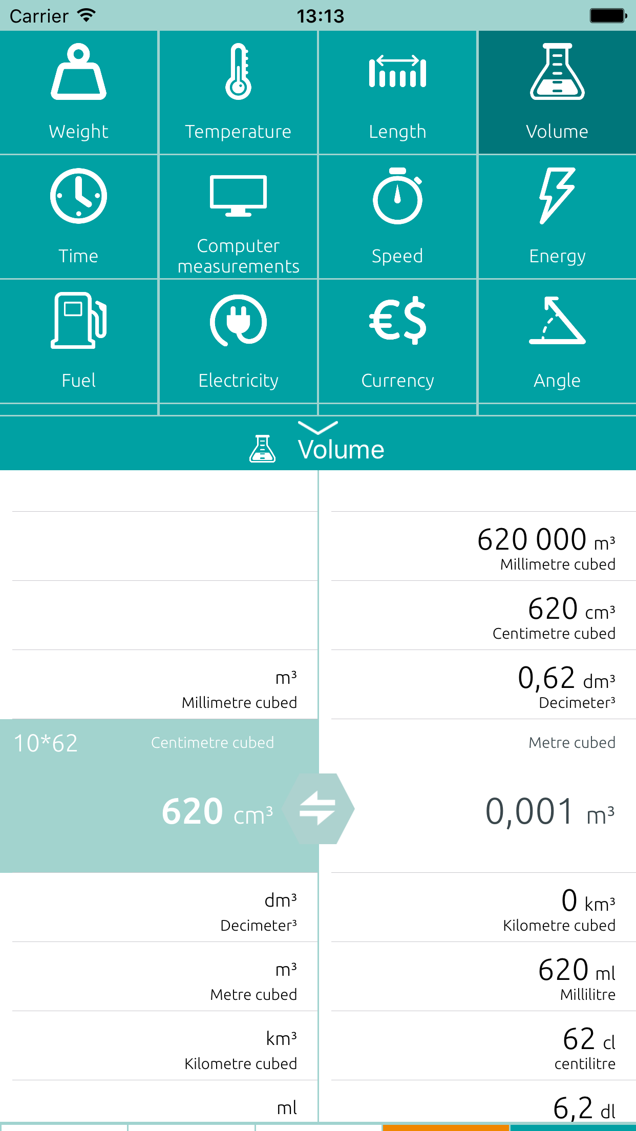 Unit converter, convert metric screenshot 3