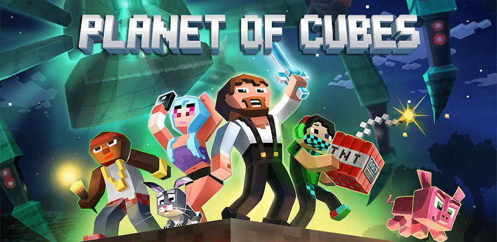 Planet of Cubes Craft Survival screenshot 1