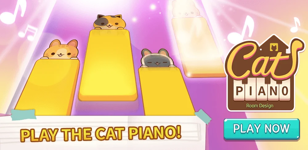 Piano Cat Tiles Screenshot 1