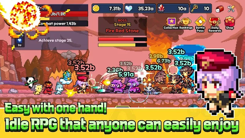 Pixel Dragon Knights: Idle RPG screenshot 3