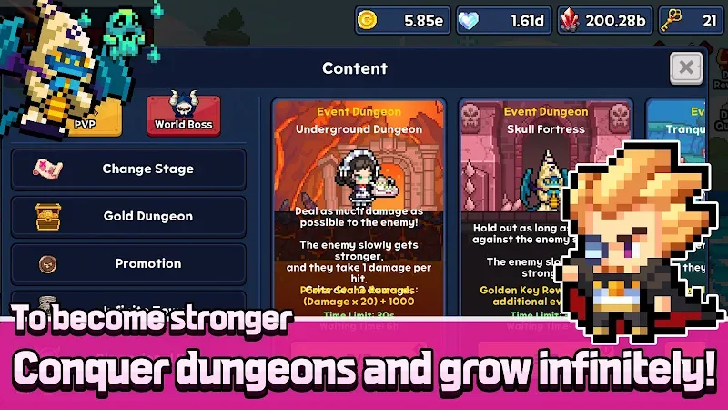 Pixel Dragon Knights: Idle RPG screenshot 6
