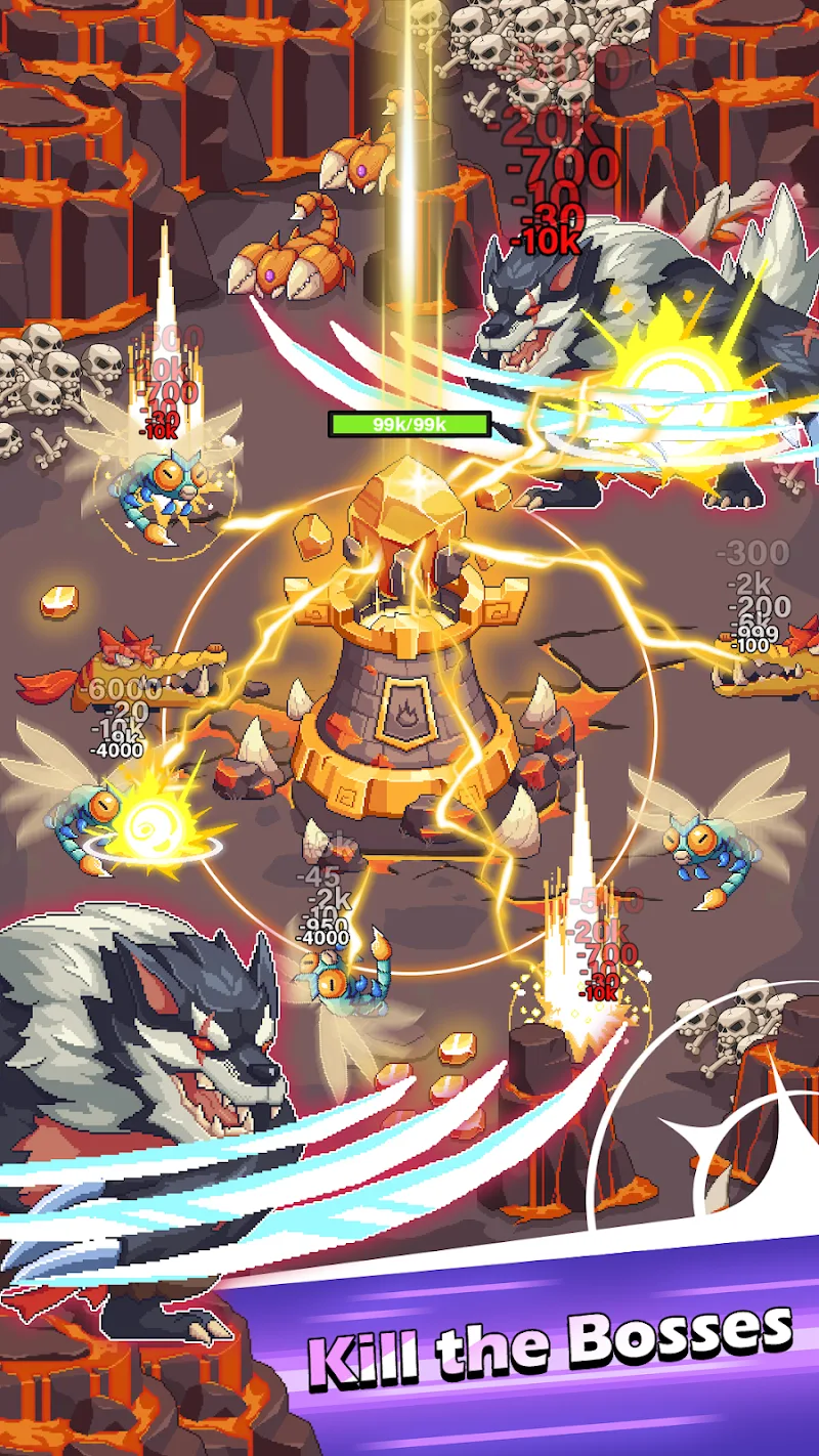 Pixel Defense: Idle TD screenshot 4