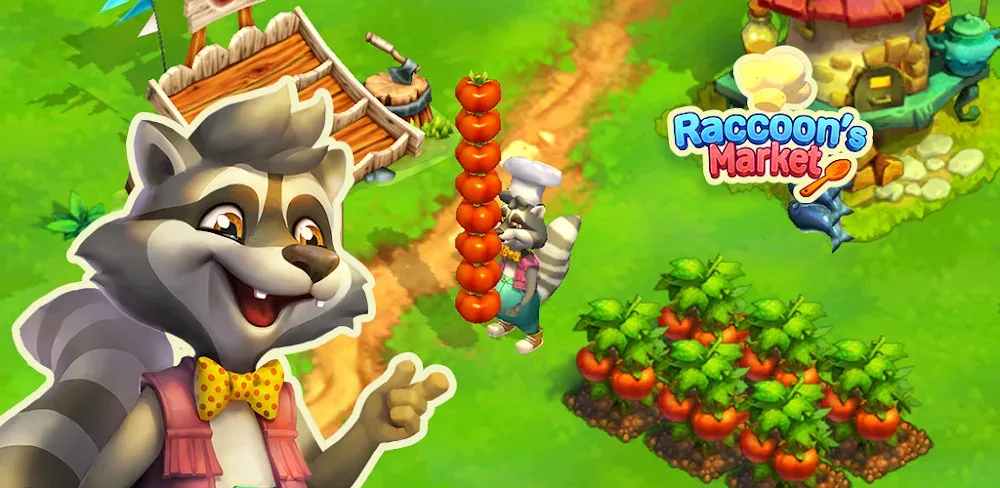Raccoon Market: Forest Feast screenshot 1