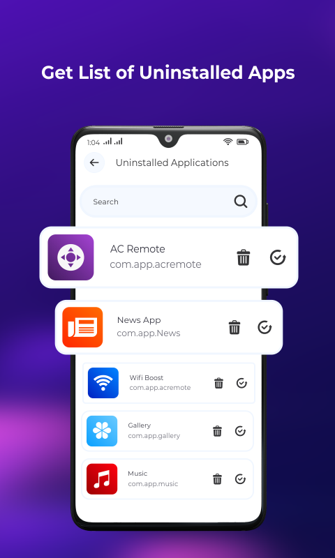 App Uninstall List & Recovery screenshot 2