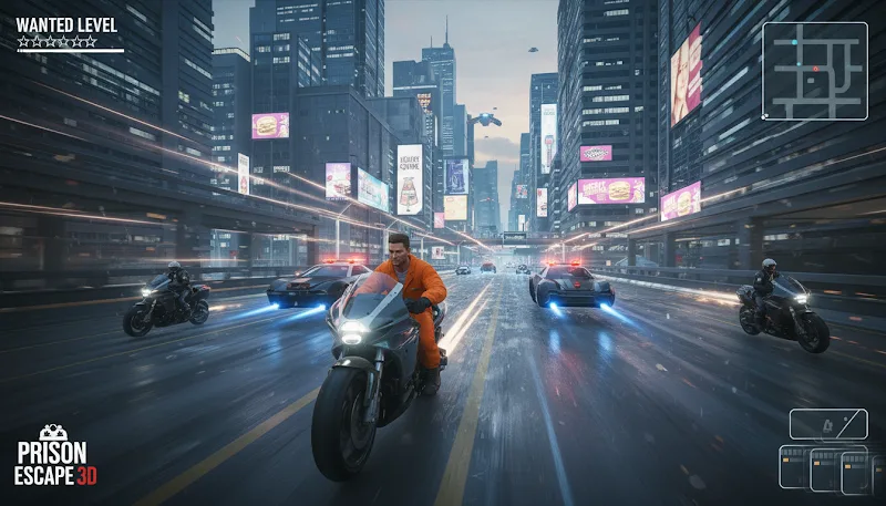 Prison Escape 3D : Bullet Hero screenshot 6