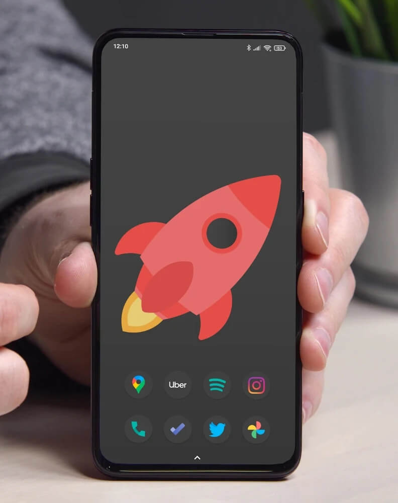 Black Pie - Icon Pack screenshot 3
