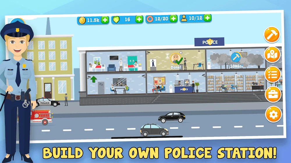 Police Inc: Tycoon Police Stat screenshot 2