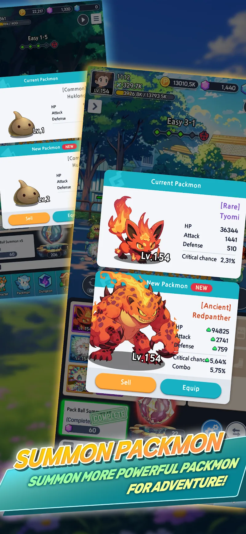 PackMon Idle: Trainer Simulator screenshot 3