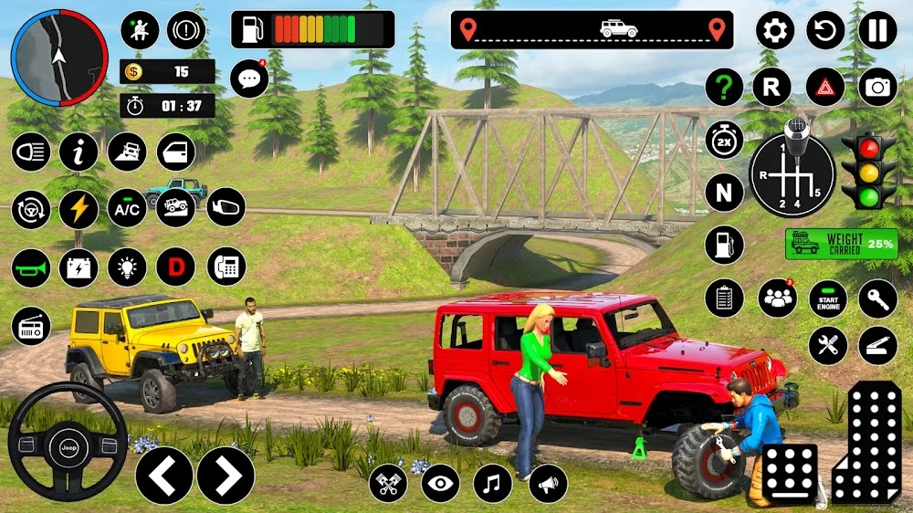 Offroad Jeep Driving & Parking screenshot 7