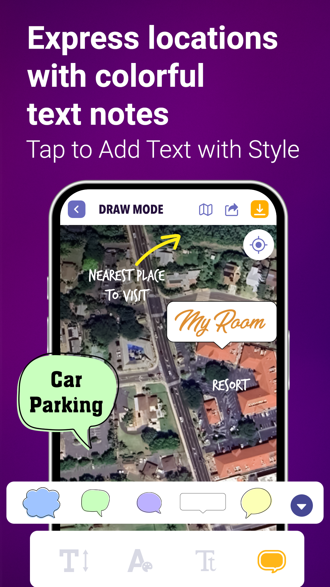 Draw on Map : Sketch Anything screenshot 2