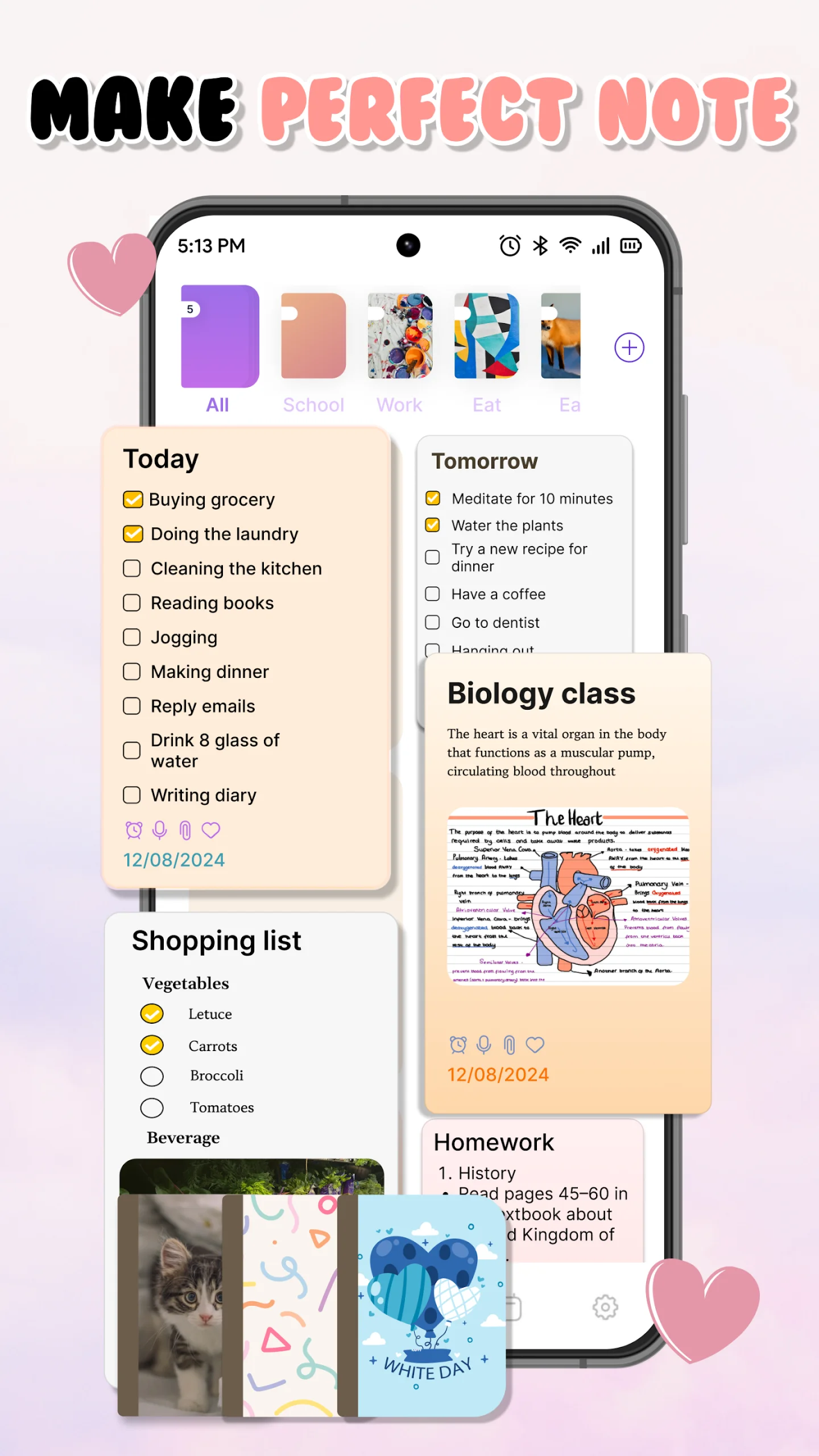 Cute Notes Notebook & Organize screenshot 5